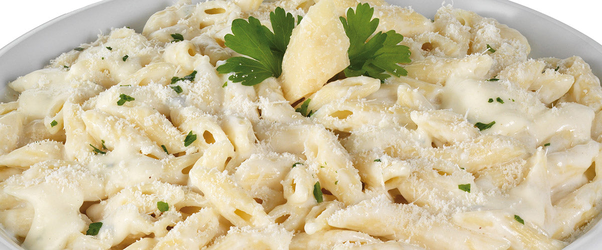 Mezze Penne With Four Cheese Sauce